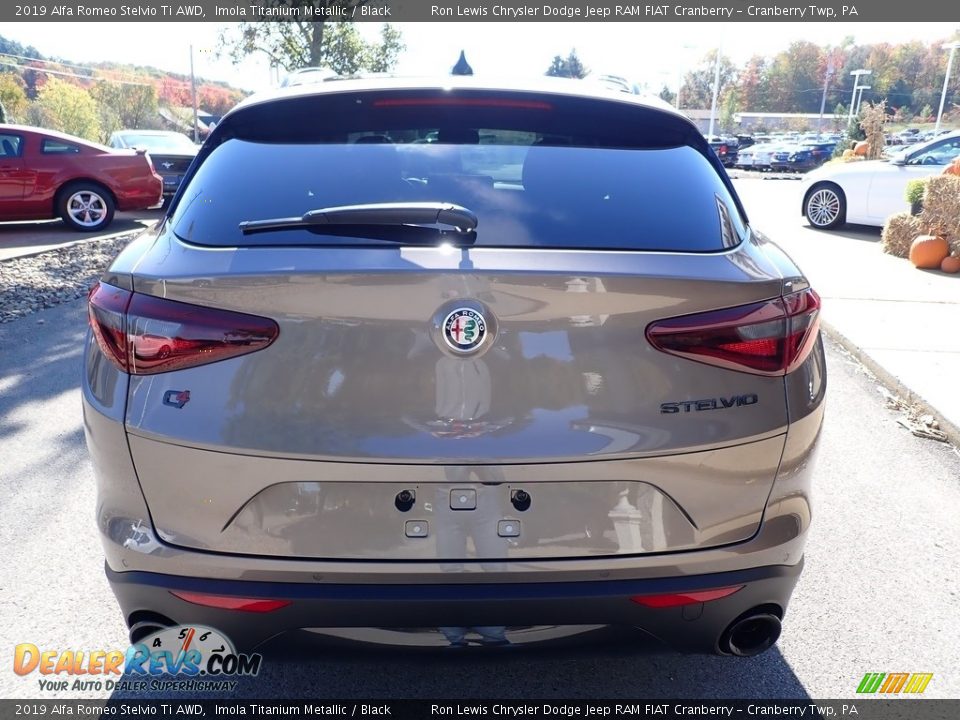 2019 Alfa Romeo Stelvio Ti AWD Imola Titanium Metallic / Black Photo #8