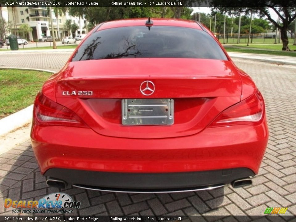 2014 Mercedes-Benz CLA 250 Jupiter Red / Beige Photo #7