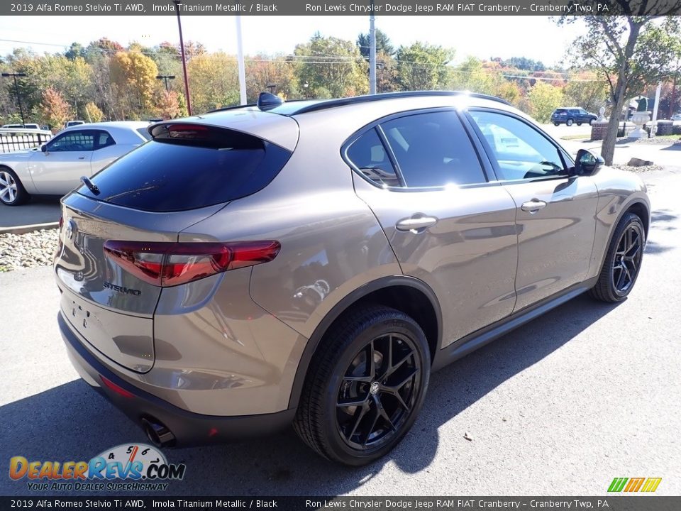 2019 Alfa Romeo Stelvio Ti AWD Imola Titanium Metallic / Black Photo #9