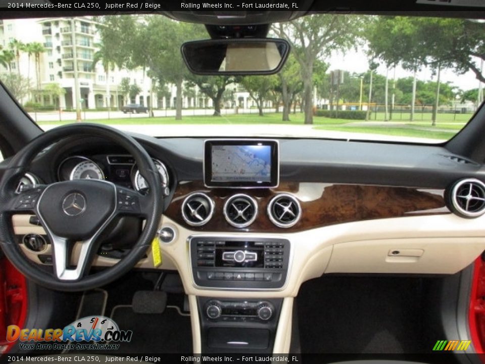 2014 Mercedes-Benz CLA 250 Jupiter Red / Beige Photo #8