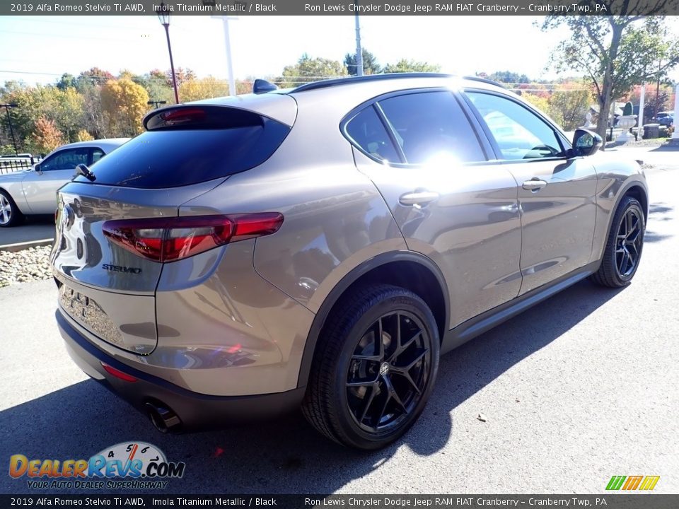 2019 Alfa Romeo Stelvio Ti AWD Imola Titanium Metallic / Black Photo #10