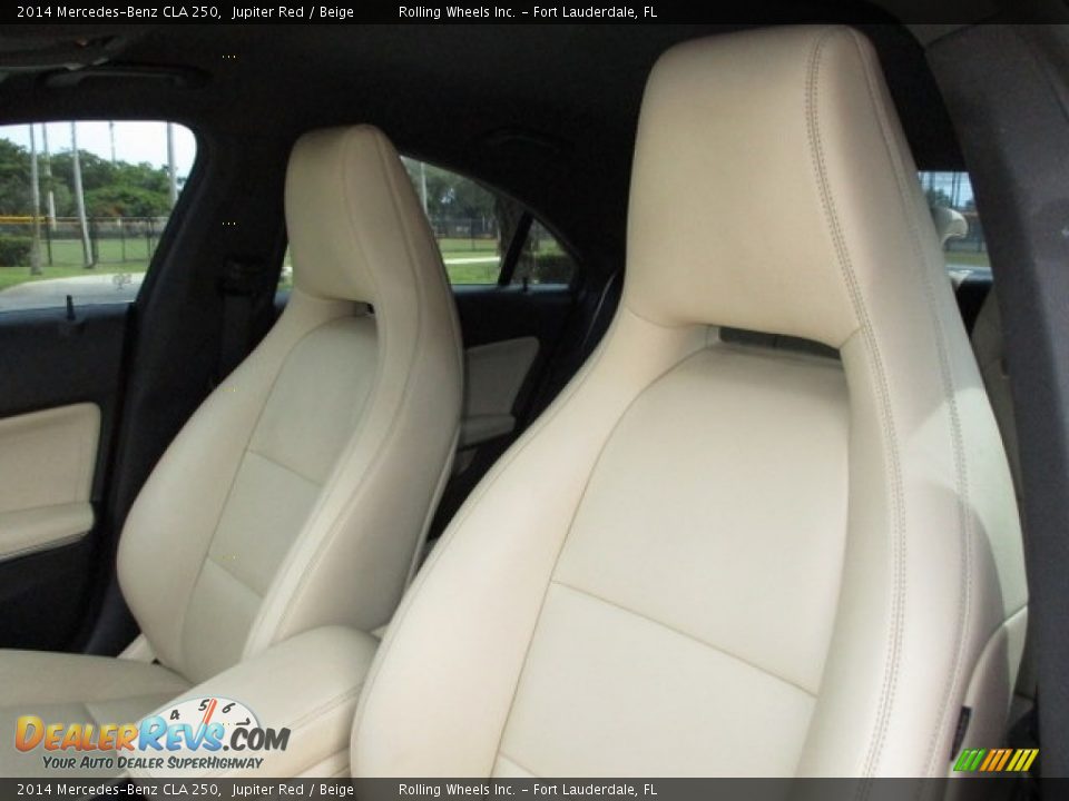 2014 Mercedes-Benz CLA 250 Jupiter Red / Beige Photo #10