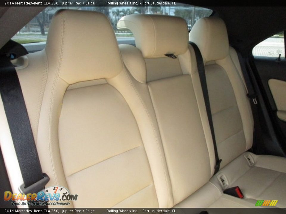 2014 Mercedes-Benz CLA 250 Jupiter Red / Beige Photo #11