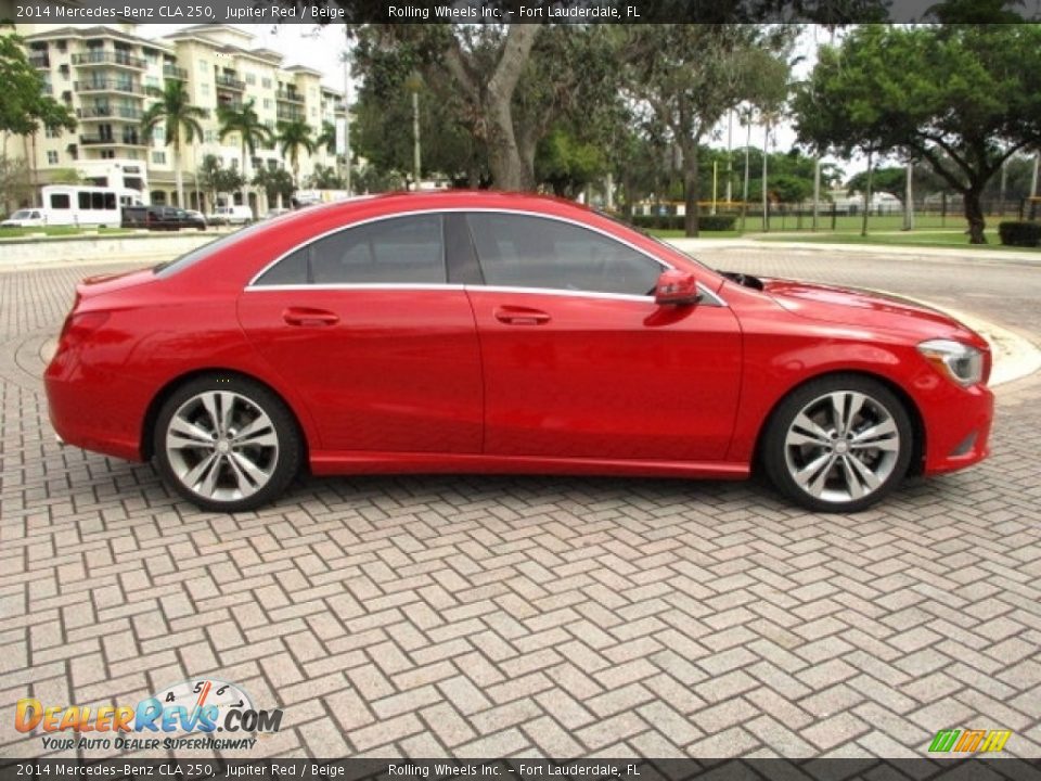 2014 Mercedes-Benz CLA 250 Jupiter Red / Beige Photo #12
