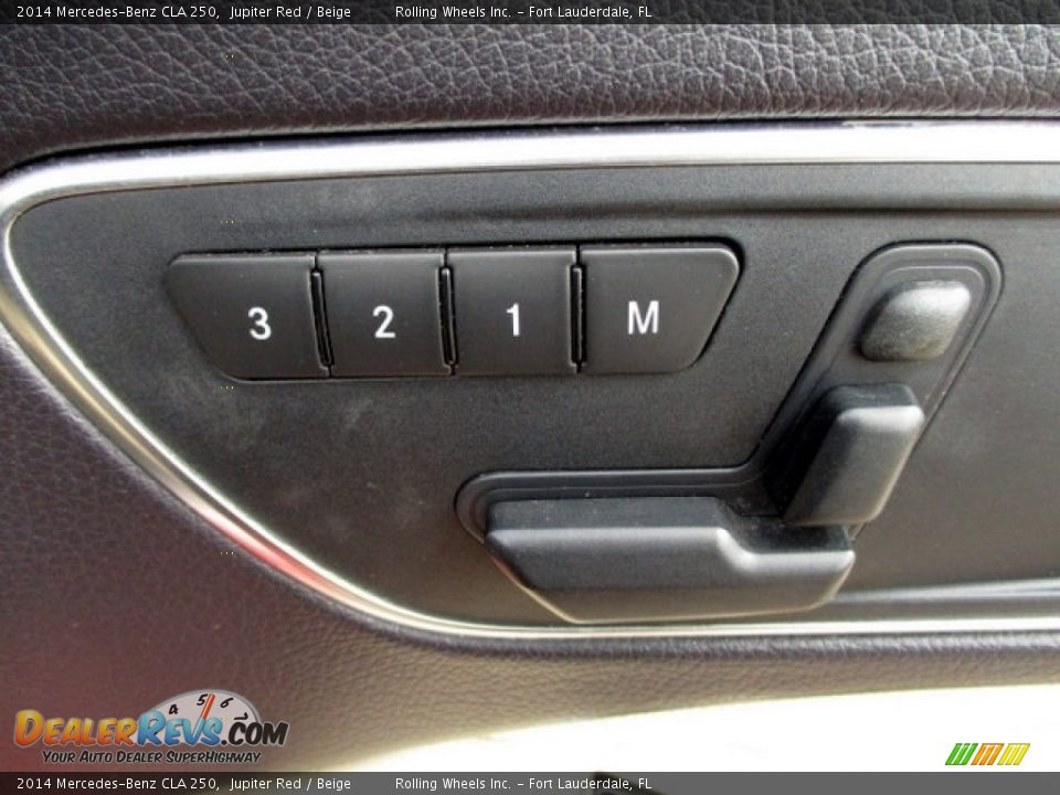 2014 Mercedes-Benz CLA 250 Jupiter Red / Beige Photo #14