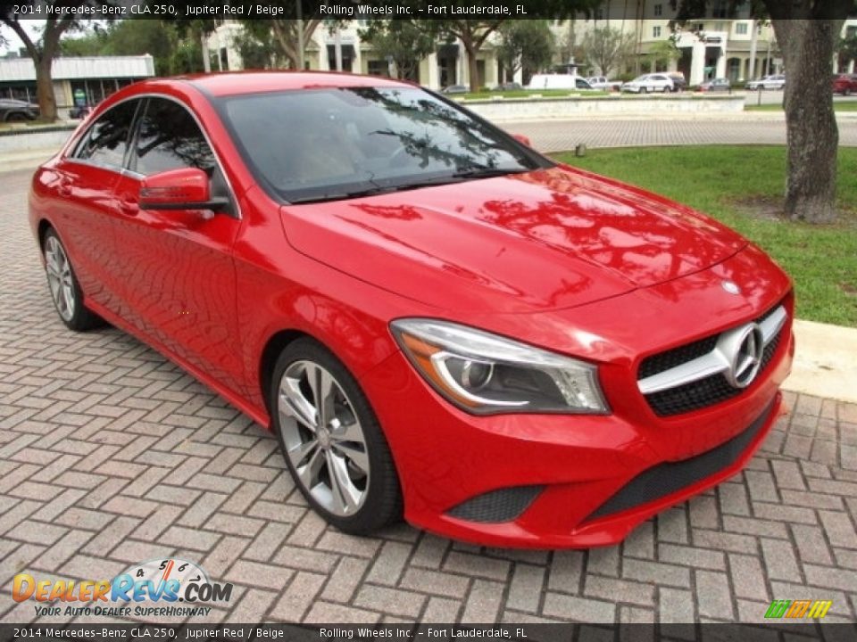 2014 Mercedes-Benz CLA 250 Jupiter Red / Beige Photo #15