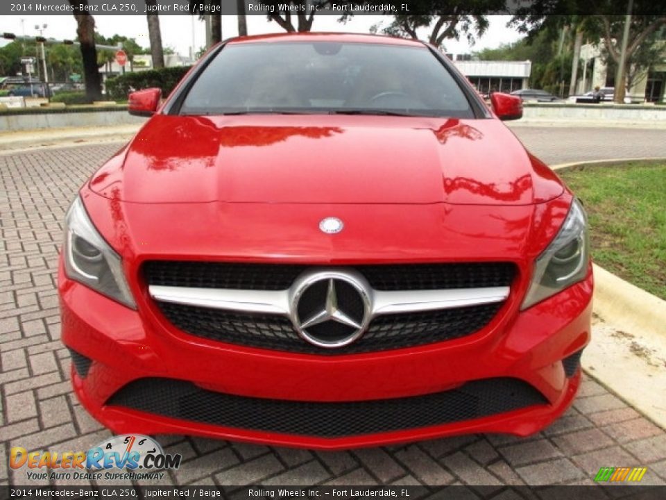 2014 Mercedes-Benz CLA 250 Jupiter Red / Beige Photo #17