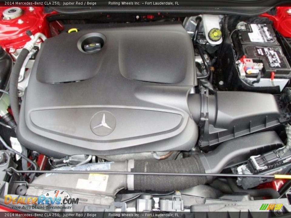2014 Mercedes-Benz CLA 250 Jupiter Red / Beige Photo #18