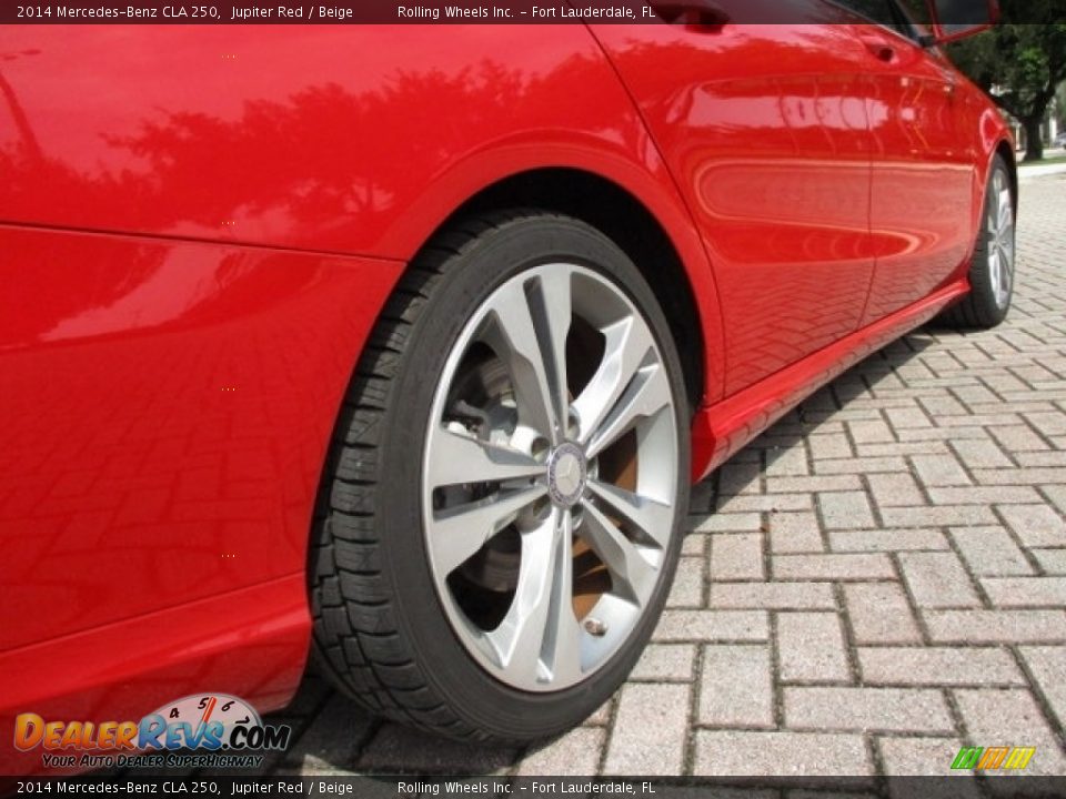 2014 Mercedes-Benz CLA 250 Jupiter Red / Beige Photo #19