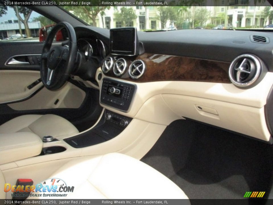 2014 Mercedes-Benz CLA 250 Jupiter Red / Beige Photo #20