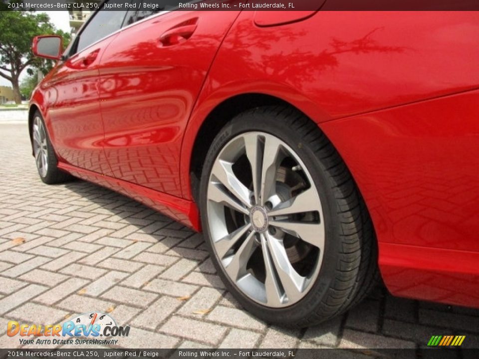 2014 Mercedes-Benz CLA 250 Jupiter Red / Beige Photo #21