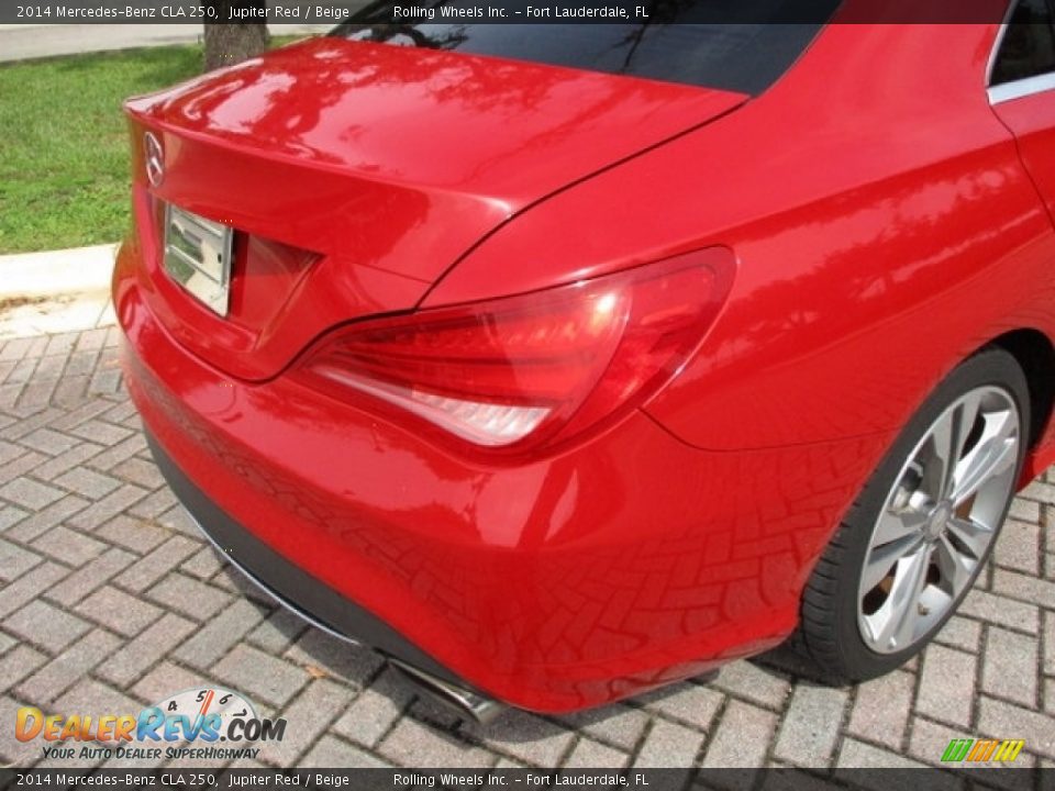 2014 Mercedes-Benz CLA 250 Jupiter Red / Beige Photo #23