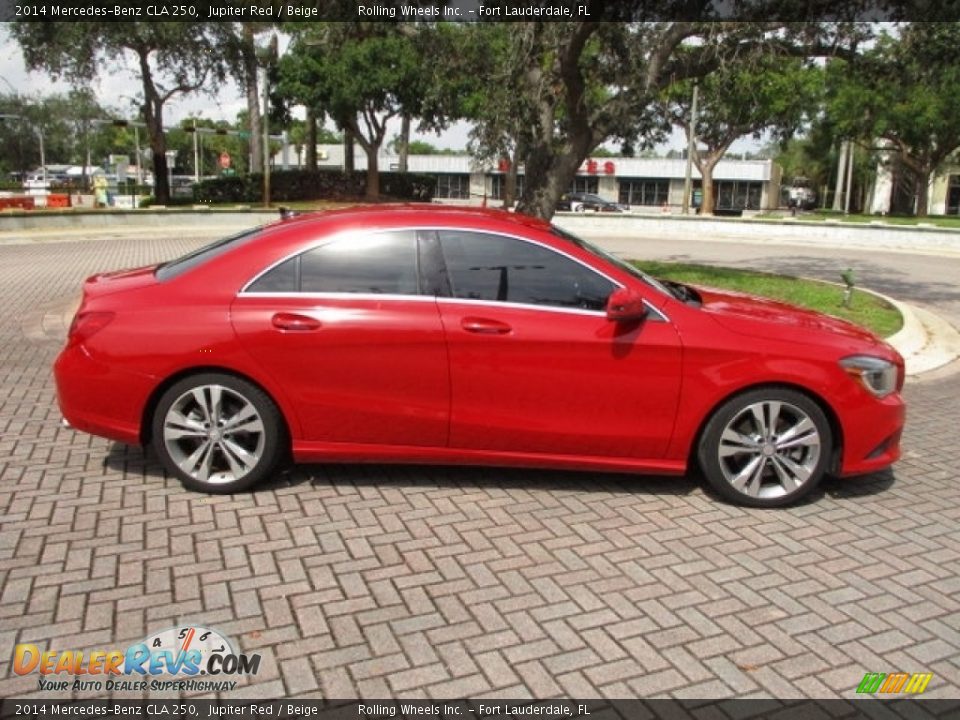2014 Mercedes-Benz CLA 250 Jupiter Red / Beige Photo #25