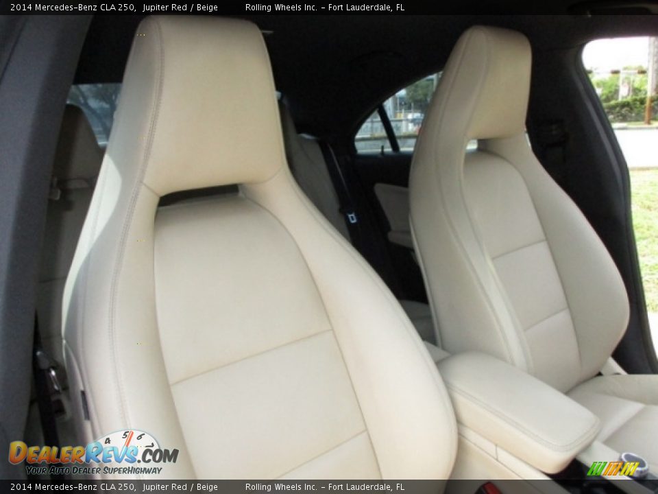 2014 Mercedes-Benz CLA 250 Jupiter Red / Beige Photo #26