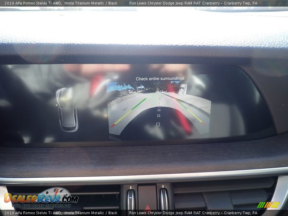 2019 Alfa Romeo Stelvio Ti AWD Imola Titanium Metallic / Black Photo #23