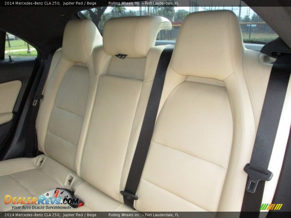 2014 Mercedes-Benz CLA 250 Jupiter Red / Beige Photo #28
