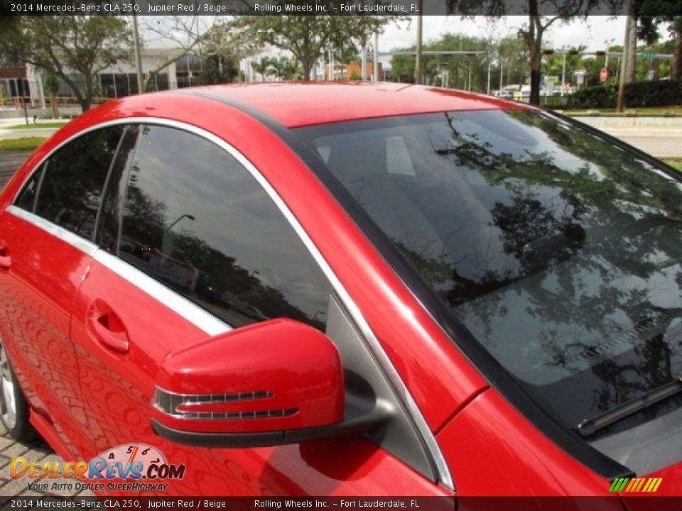 2014 Mercedes-Benz CLA 250 Jupiter Red / Beige Photo #29