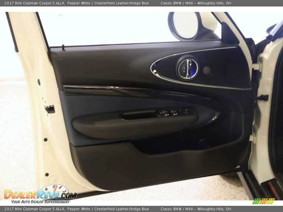 2017 Mini Clubman Cooper S ALL4 Pepper White / Chesterfield Leather/Indigo Blue Photo #4