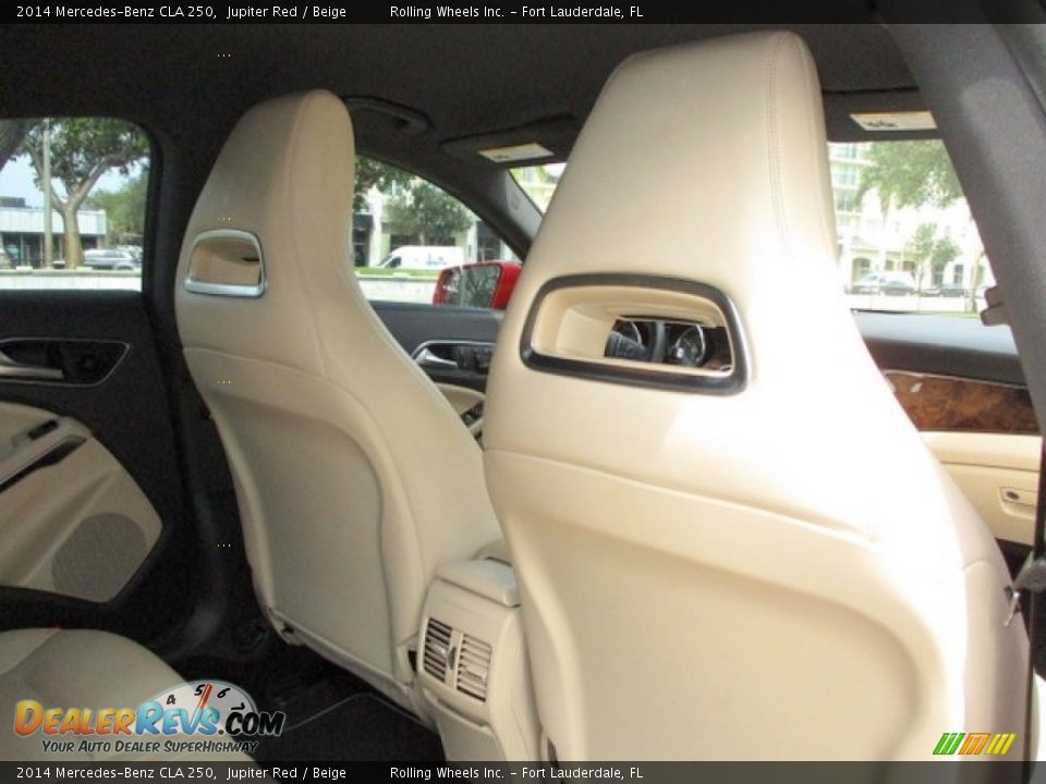 2014 Mercedes-Benz CLA 250 Jupiter Red / Beige Photo #30