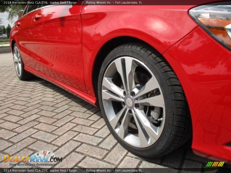 2014 Mercedes-Benz CLA 250 Jupiter Red / Beige Photo #32