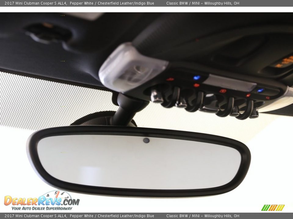 2017 Mini Clubman Cooper S ALL4 Pepper White / Chesterfield Leather/Indigo Blue Photo #8