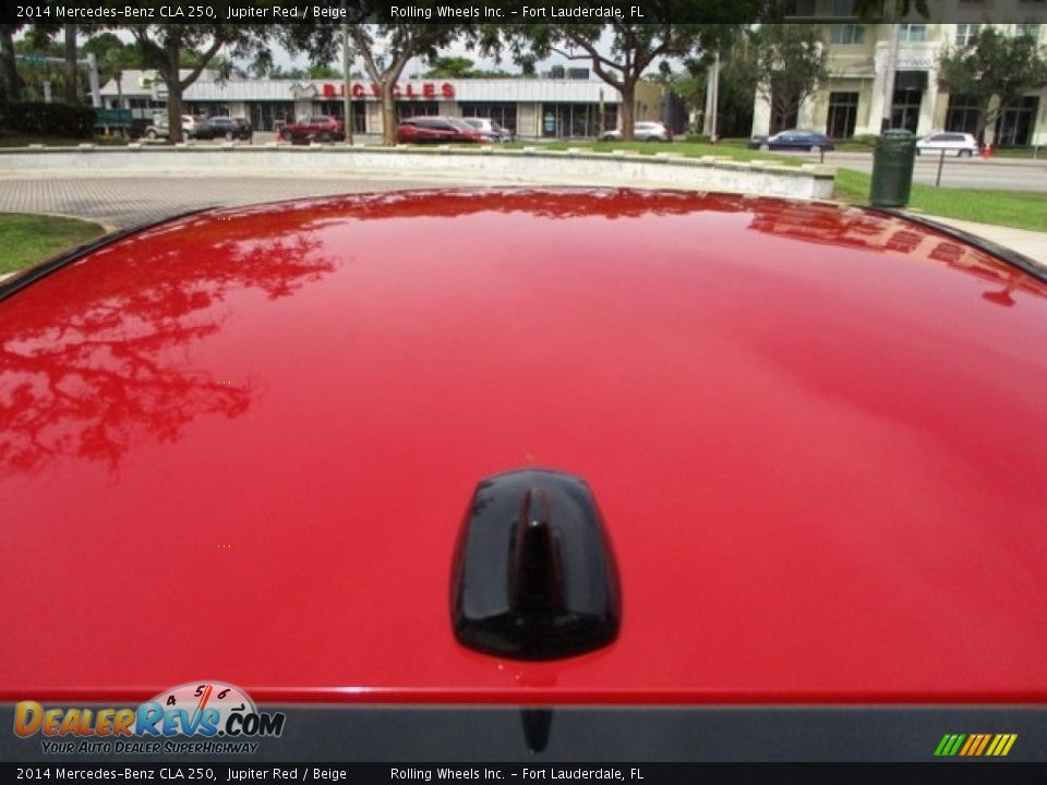2014 Mercedes-Benz CLA 250 Jupiter Red / Beige Photo #35