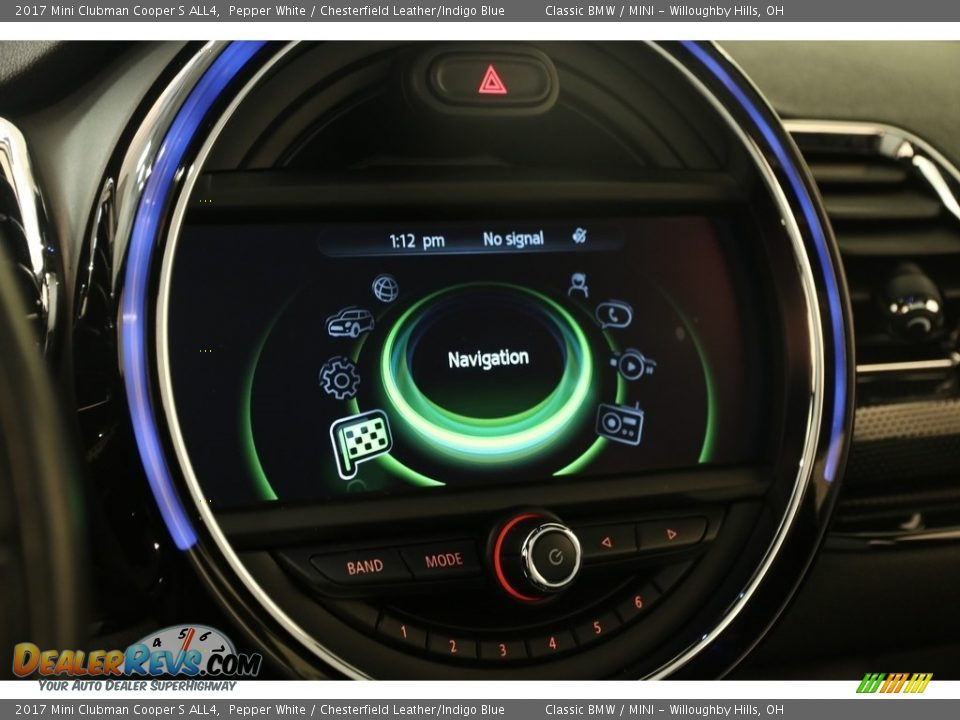 2017 Mini Clubman Cooper S ALL4 Pepper White / Chesterfield Leather/Indigo Blue Photo #9