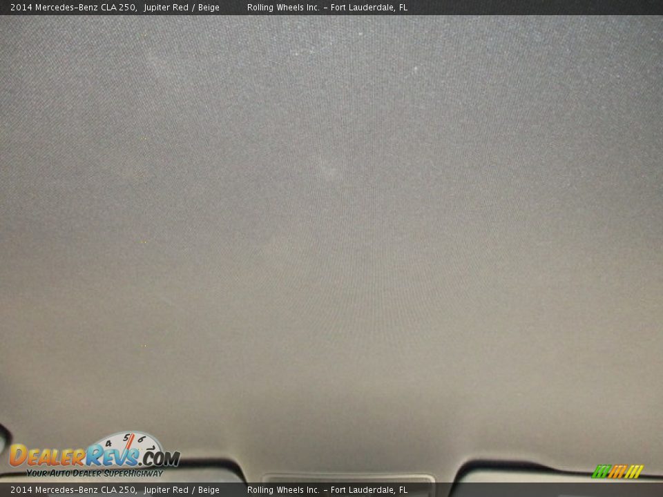 2014 Mercedes-Benz CLA 250 Jupiter Red / Beige Photo #36