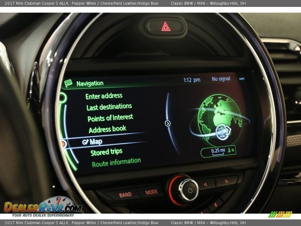 2017 Mini Clubman Cooper S ALL4 Pepper White / Chesterfield Leather/Indigo Blue Photo #10