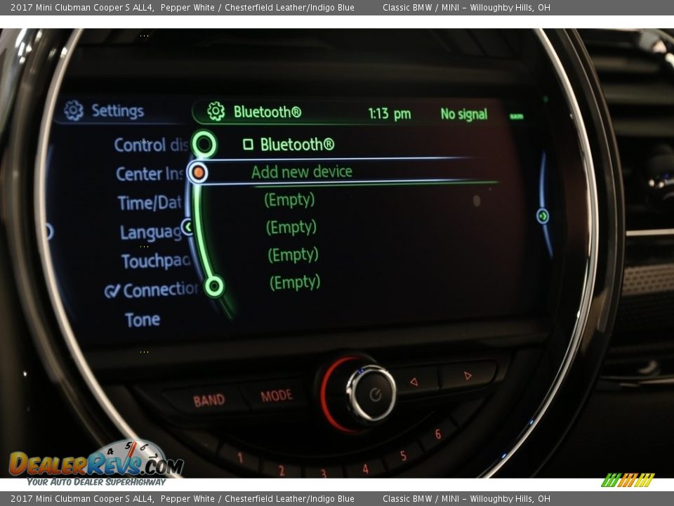 2017 Mini Clubman Cooper S ALL4 Pepper White / Chesterfield Leather/Indigo Blue Photo #13