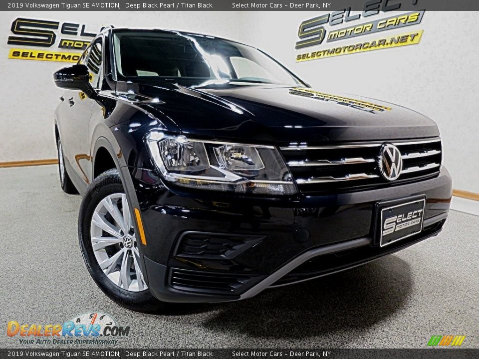 2019 Volkswagen Tiguan SE 4MOTION Deep Black Pearl / Titan Black Photo #11