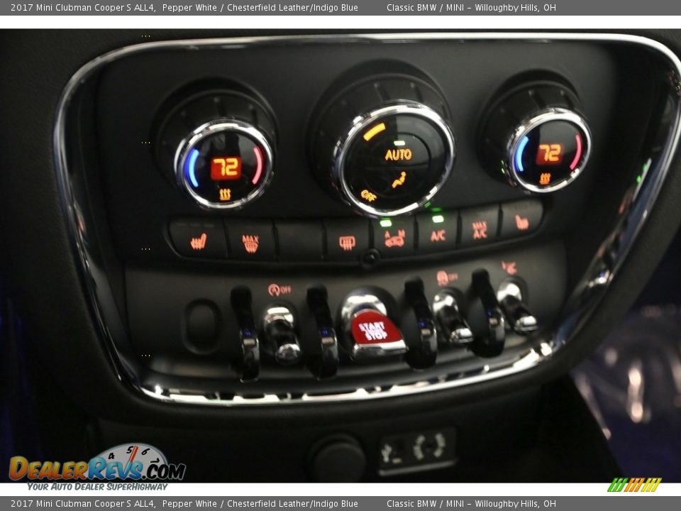 2017 Mini Clubman Cooper S ALL4 Pepper White / Chesterfield Leather/Indigo Blue Photo #14