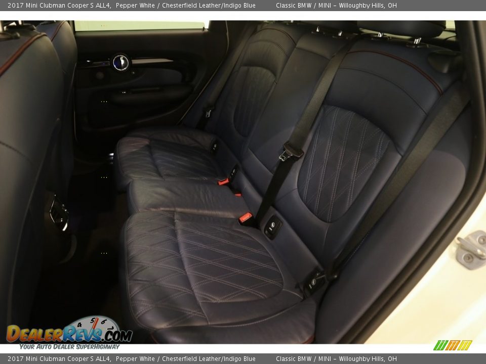 2017 Mini Clubman Cooper S ALL4 Pepper White / Chesterfield Leather/Indigo Blue Photo #19