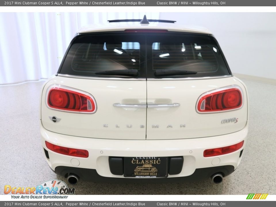 2017 Mini Clubman Cooper S ALL4 Pepper White / Chesterfield Leather/Indigo Blue Photo #20