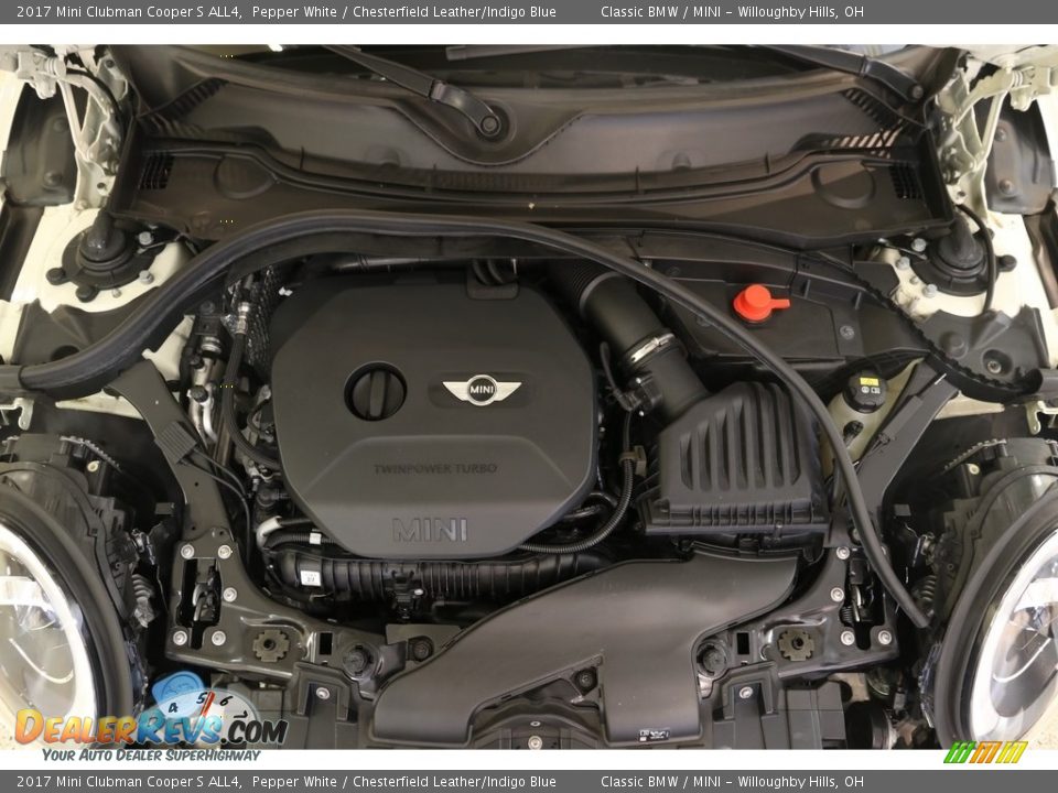 2017 Mini Clubman Cooper S ALL4 Pepper White / Chesterfield Leather/Indigo Blue Photo #21