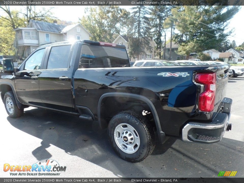 2020 Chevrolet Silverado 2500HD Work Truck Crew Cab 4x4 Black / Jet Black Photo #5