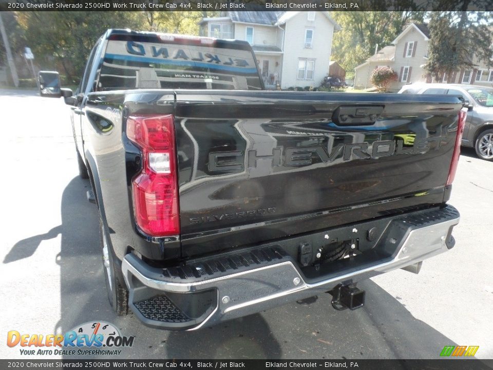 2020 Chevrolet Silverado 2500HD Work Truck Crew Cab 4x4 Black / Jet Black Photo #6