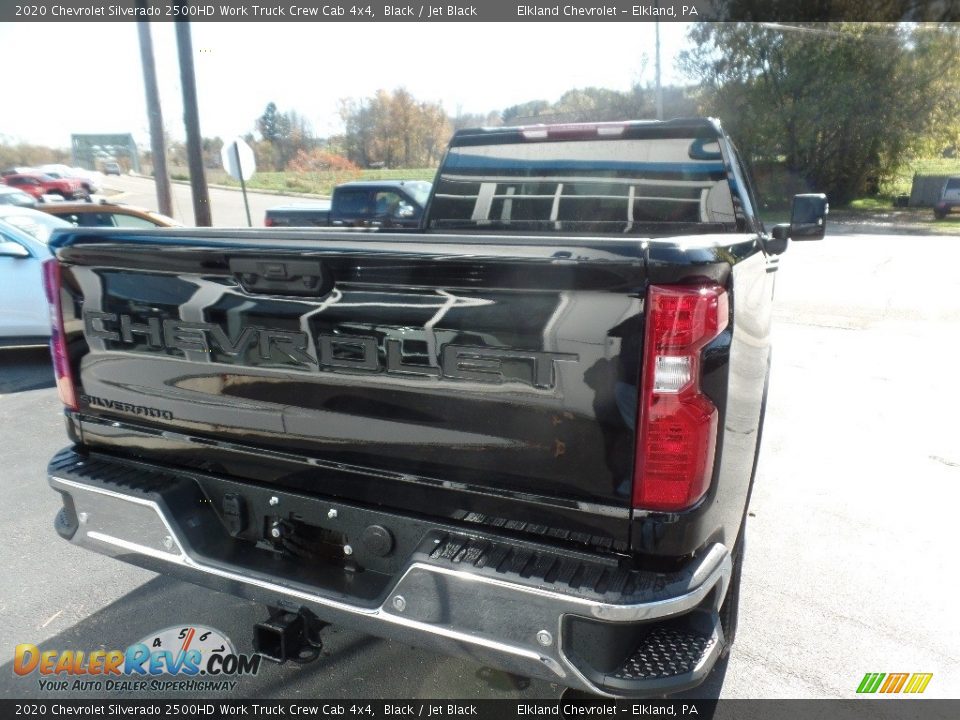 2020 Chevrolet Silverado 2500HD Work Truck Crew Cab 4x4 Black / Jet Black Photo #7