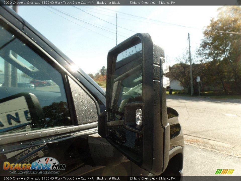 2020 Chevrolet Silverado 2500HD Work Truck Crew Cab 4x4 Black / Jet Black Photo #10