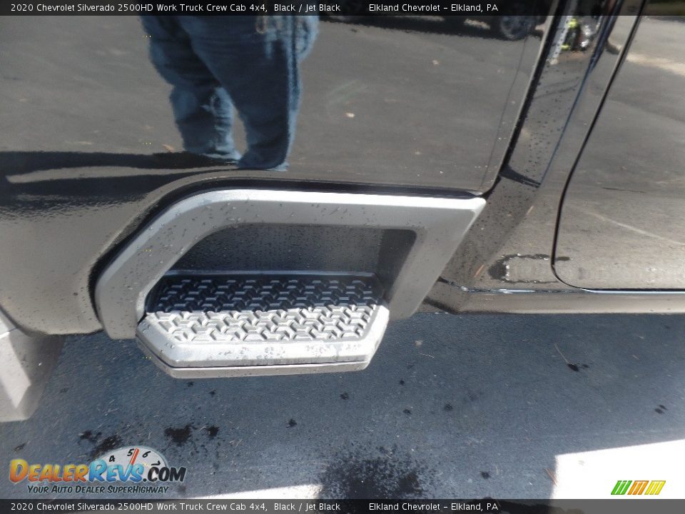 2020 Chevrolet Silverado 2500HD Work Truck Crew Cab 4x4 Black / Jet Black Photo #11