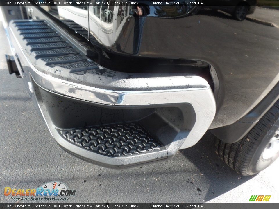 2020 Chevrolet Silverado 2500HD Work Truck Crew Cab 4x4 Black / Jet Black Photo #12
