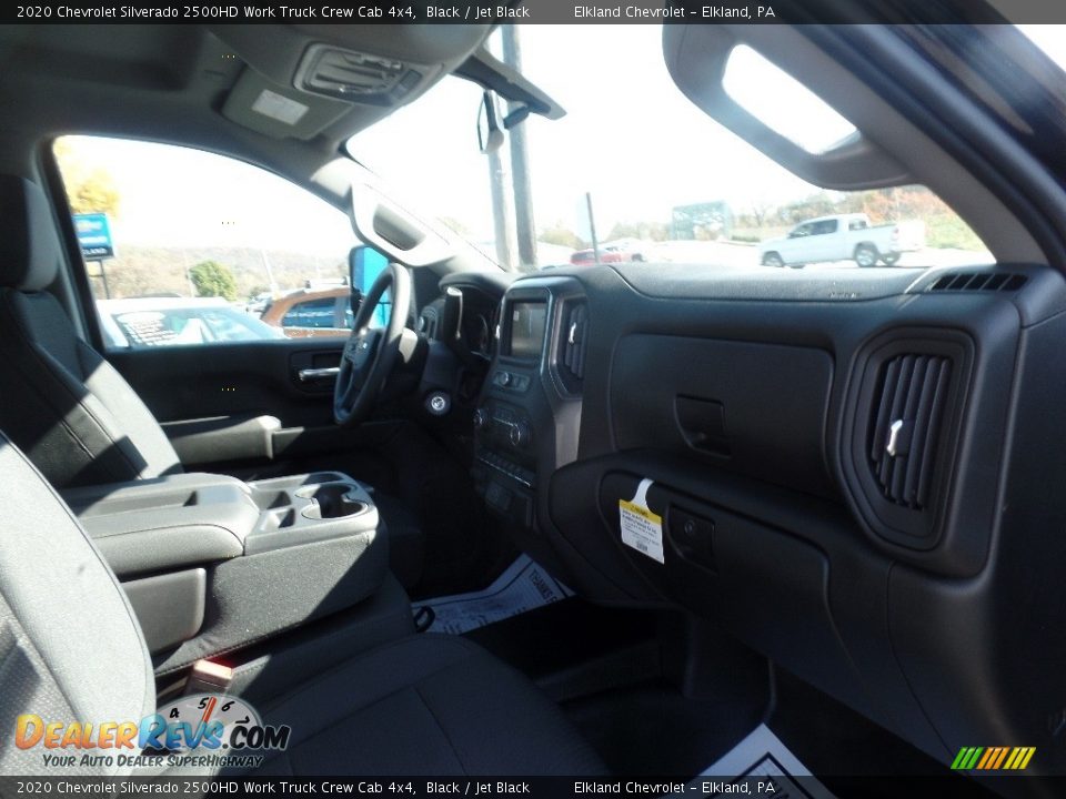 2020 Chevrolet Silverado 2500HD Work Truck Crew Cab 4x4 Black / Jet Black Photo #16