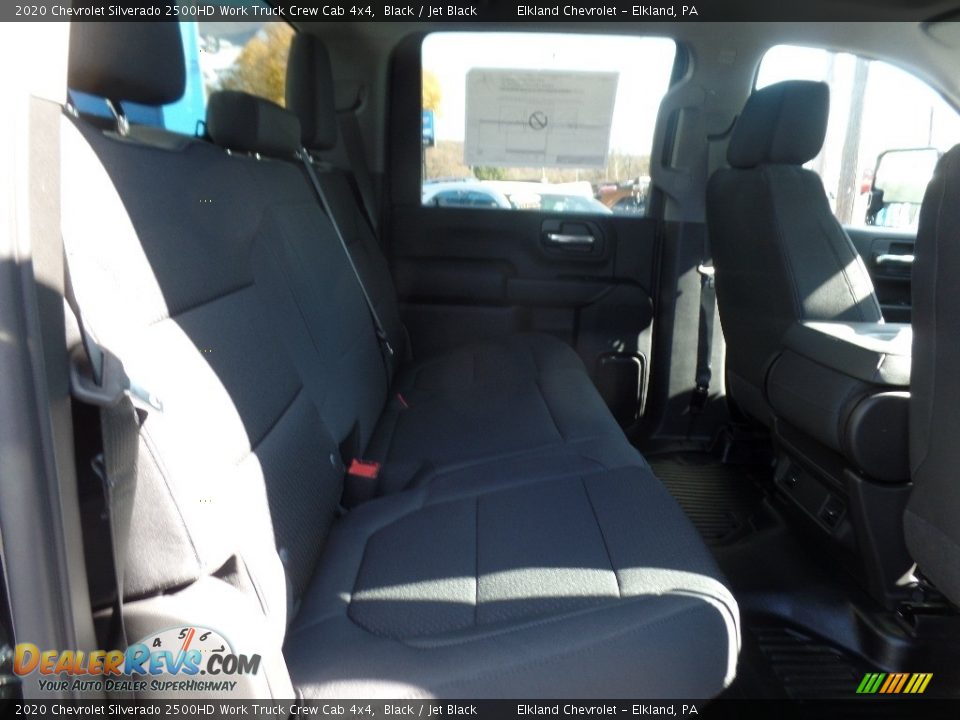 2020 Chevrolet Silverado 2500HD Work Truck Crew Cab 4x4 Black / Jet Black Photo #17