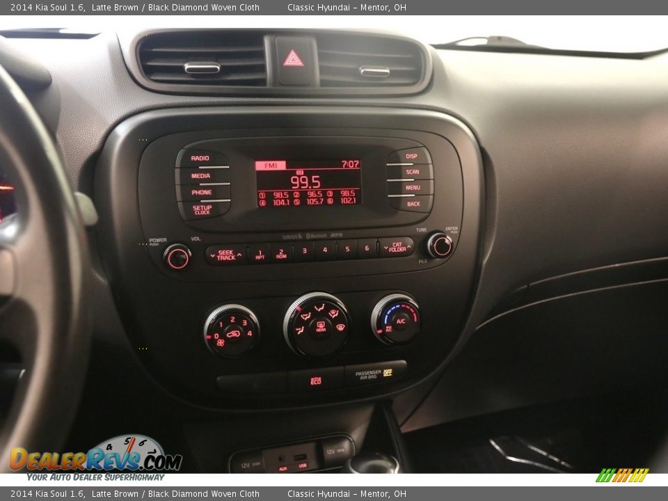 2014 Kia Soul 1.6 Latte Brown / Black Diamond Woven Cloth Photo #9