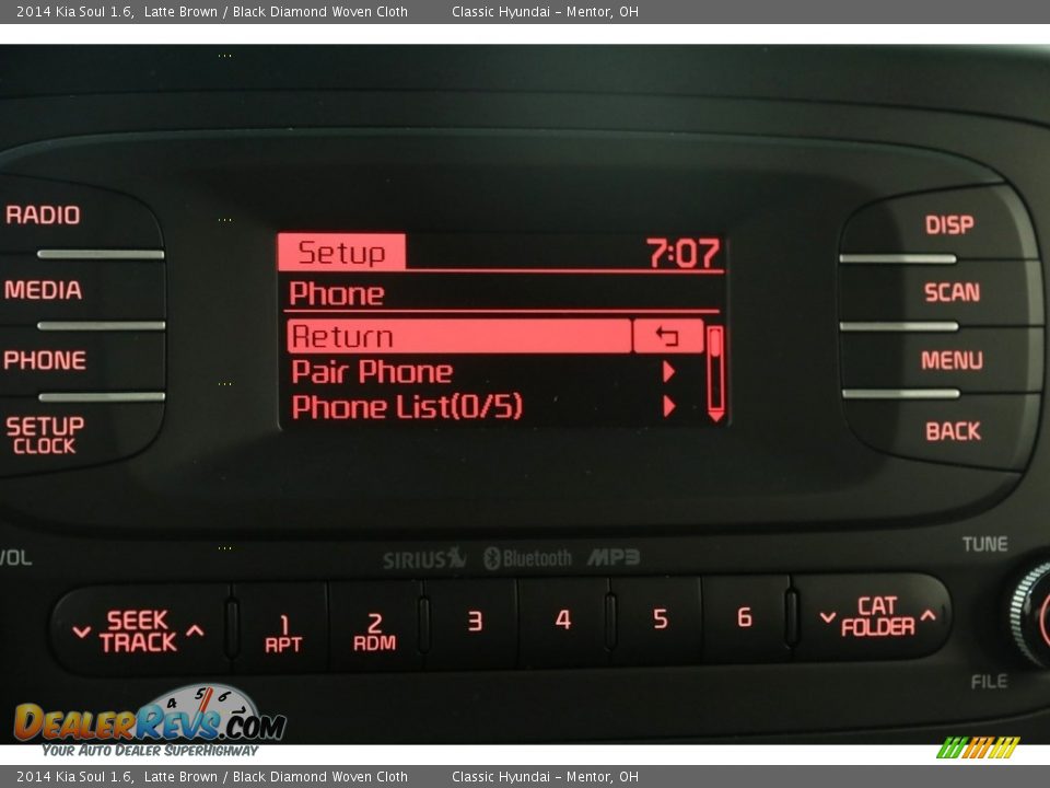 2014 Kia Soul 1.6 Latte Brown / Black Diamond Woven Cloth Photo #10