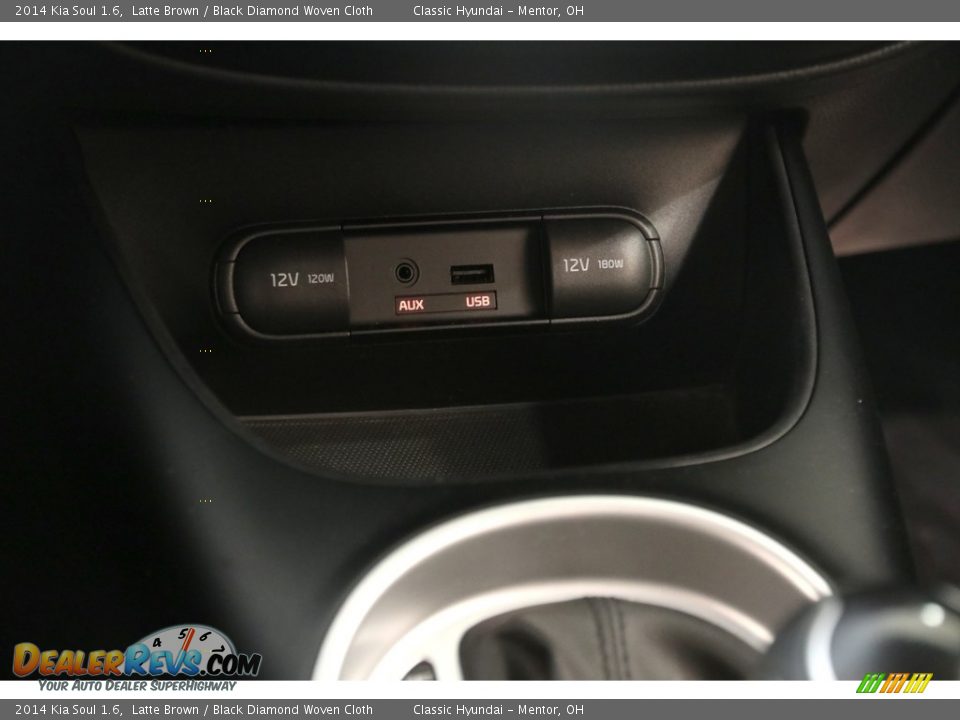 2014 Kia Soul 1.6 Latte Brown / Black Diamond Woven Cloth Photo #11