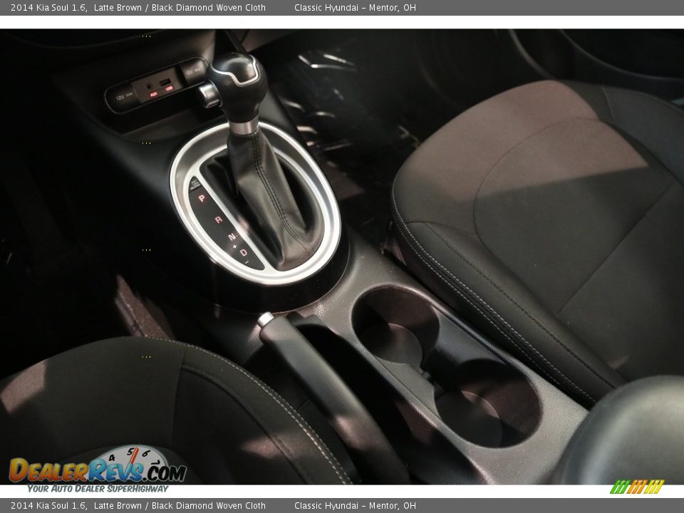 2014 Kia Soul 1.6 Latte Brown / Black Diamond Woven Cloth Photo #12