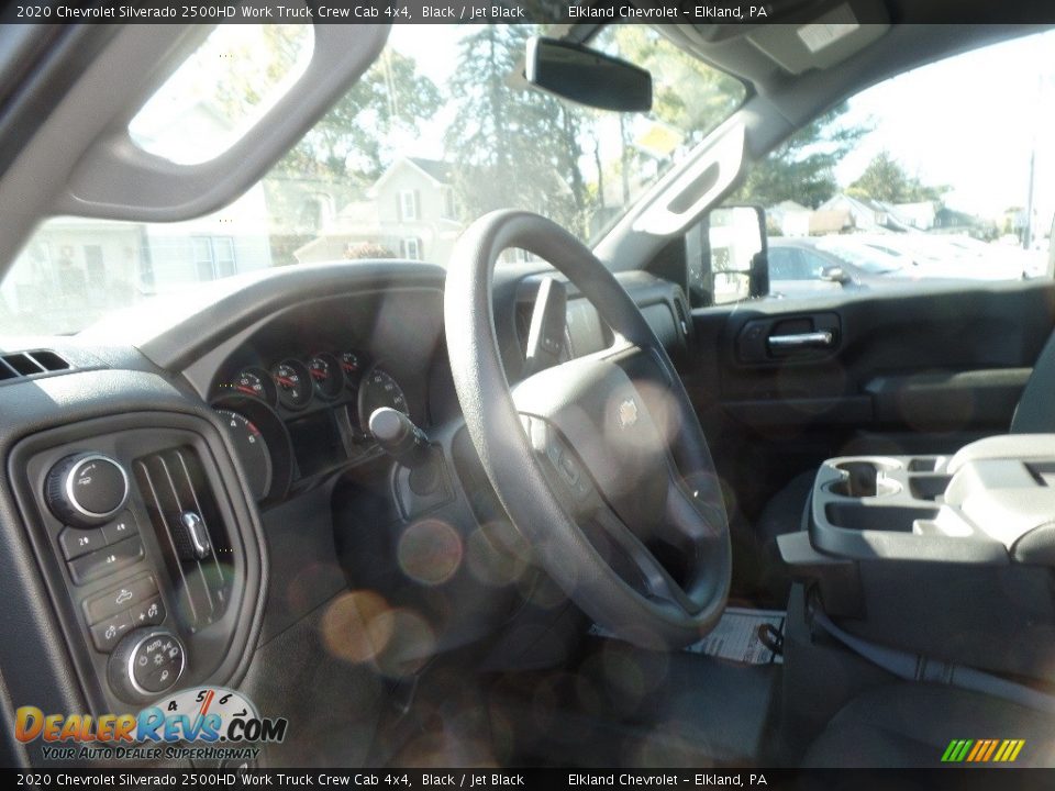 2020 Chevrolet Silverado 2500HD Work Truck Crew Cab 4x4 Black / Jet Black Photo #21
