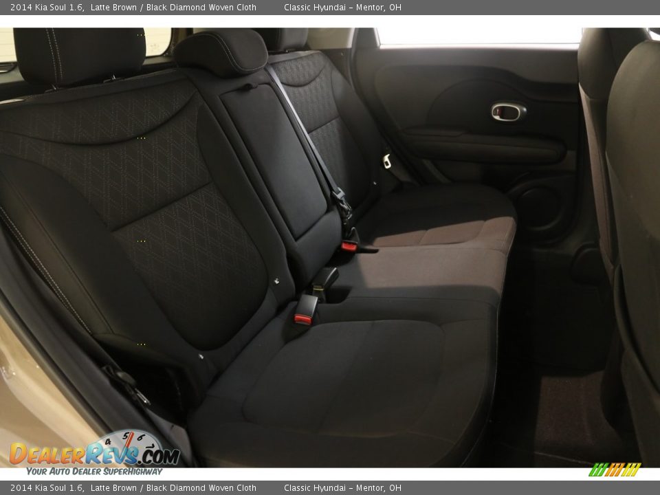 2014 Kia Soul 1.6 Latte Brown / Black Diamond Woven Cloth Photo #14