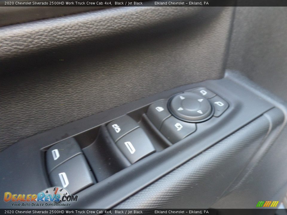 2020 Chevrolet Silverado 2500HD Work Truck Crew Cab 4x4 Black / Jet Black Photo #22